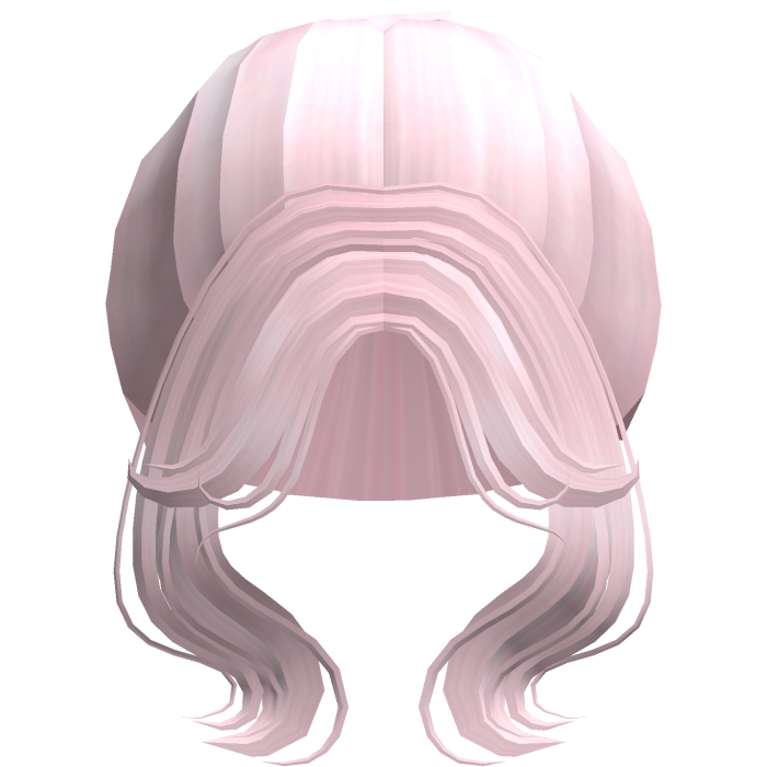 Soft Princess Wavy High Bun (Pink)