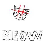 my cat bit my nose :(