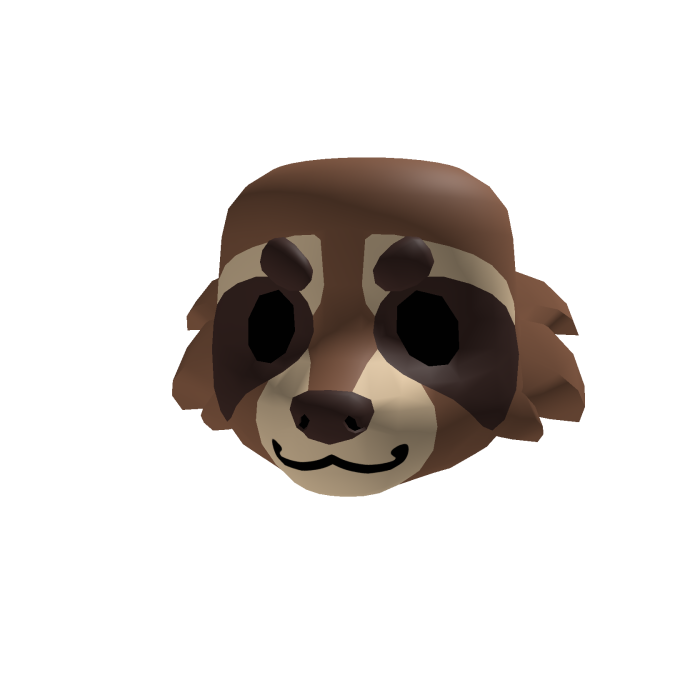 Brown Raccoon Head