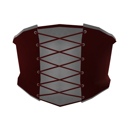 🎭 Jester's Corset - Red & Silver [2.0]
