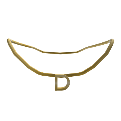 Initial Necklace: D