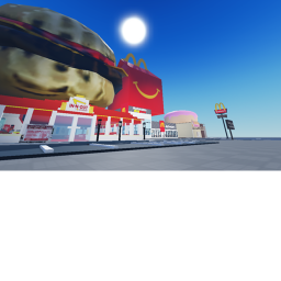random fast food game