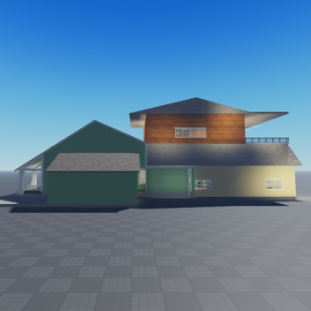 Mega Vororthaus mit Deckenventilatoren