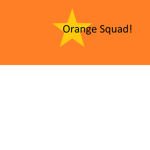 Orange Squad!
