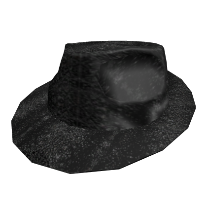 Black Iron Fedora Roblox item