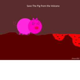 Save the Pig Volcano! Obby