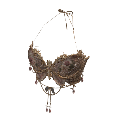 🦋 Victorian Rose Y2K Butterfly Top Pearly 