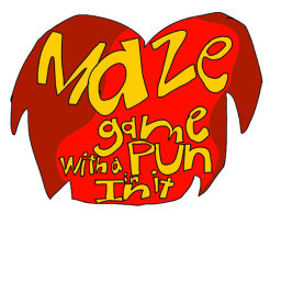 maze game with a pun in it