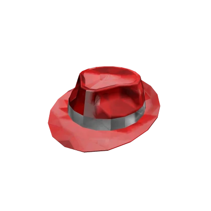 Red Sparkle Time Fedora | Roblox Item - Rolimon's