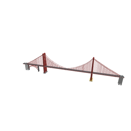WORLDS LARGEST GOLDEN GATE BRIDGE (GLOWS)
