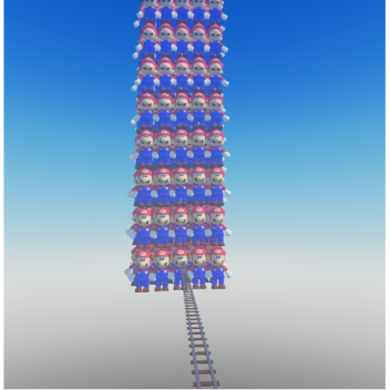 cart ride into 9,812 red guy for treasure