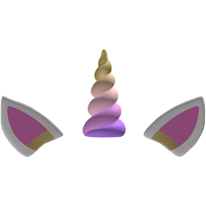 Pastel Unicorn Horns w/ Ears 