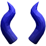 Blue Spike Horns