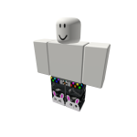 Rainbow jeans with bunnys