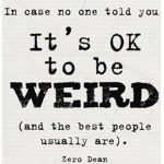 Weird official