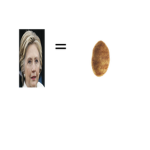 hillary clinton is a potato