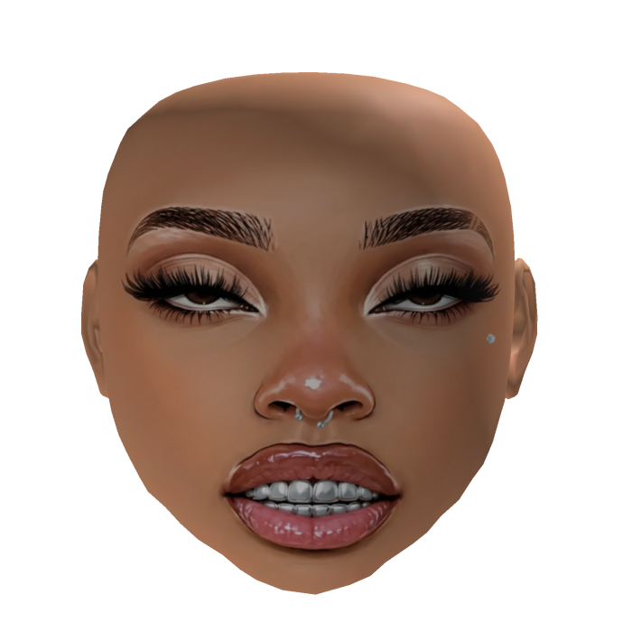 SNTQXTALEA | Baddie stud mesh head makeup 