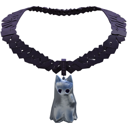 Iced Out Halloween Ghost Cat Chain 1.0