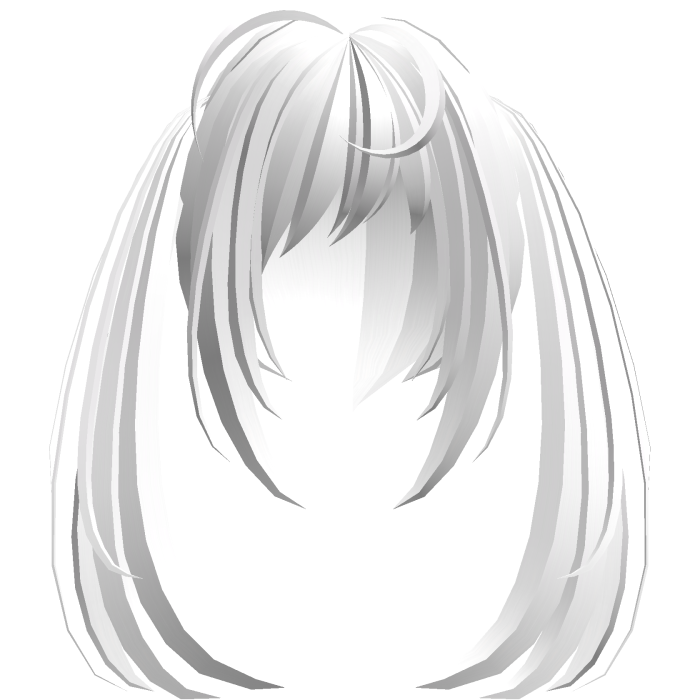 thick messy anime moe pigtails white