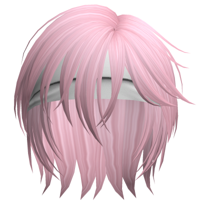 Anime Bandaged Warrior Boy Hair (Pink) Roblox item