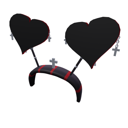 Emo Cross Heart Diwali Sparkler Headband (add-on)
