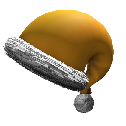 yellow christmas hat