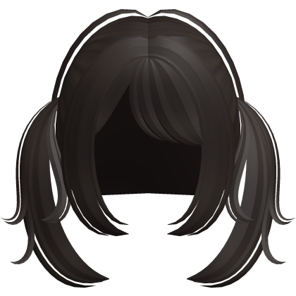 Cute Mini Baby Pigtails in Dark Brown Roblox item