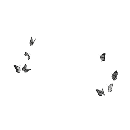 ♡ Pretty Spring White Butterflies on Arms 🦋