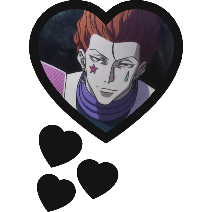 Hisoka Thinking Hearts Hunter X Hunter