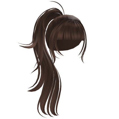 Brown Messy Ponytail Roblox item