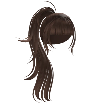 Brown Messy Ponytail Roblox item thumbnail