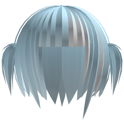 🕸️๋. ⭑ Mourning Gothic Pigtails || Pastel Blue