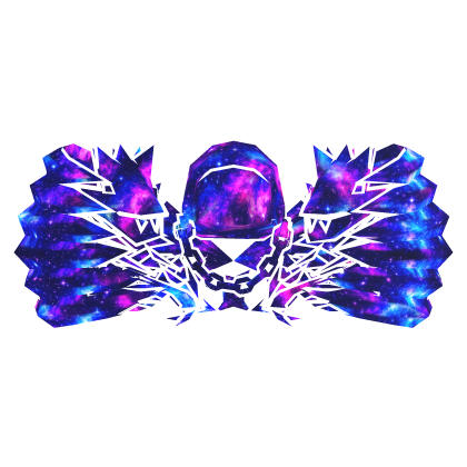 Cartoony Galaxy Hood Chain Dragon Demon Wings Roblox item