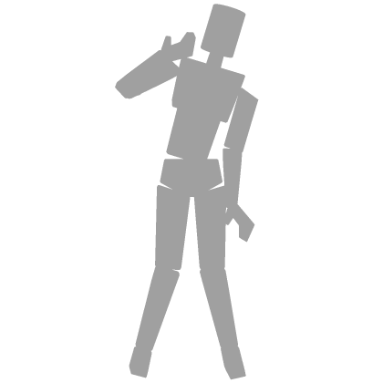 Cute shy wave Roblox item thumbnail