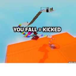 You Fall, You Get Kicked Obby