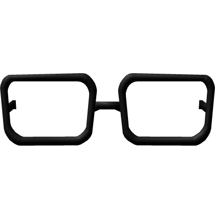 Wii Mii Low Poly Black Glasses Roblox item