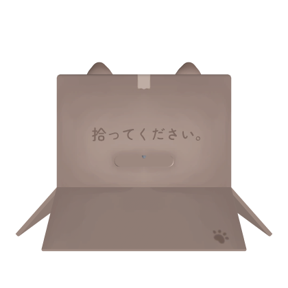 Kawaii Boxcat Roblox item