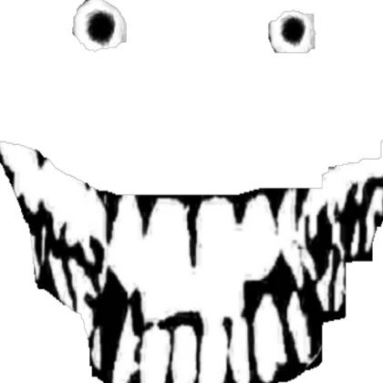 Scary White Face Roblox decal