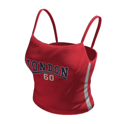Streetwear Fashion Tank Top Red thumbnail