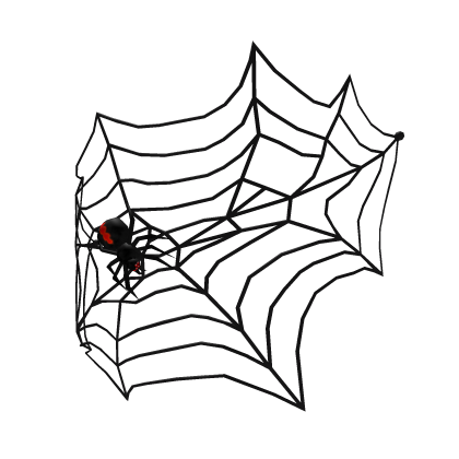 Black Spider Web Veil