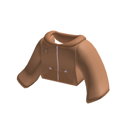 ♡ Cute Brown Rila Zip Up Hoodie thumbnail