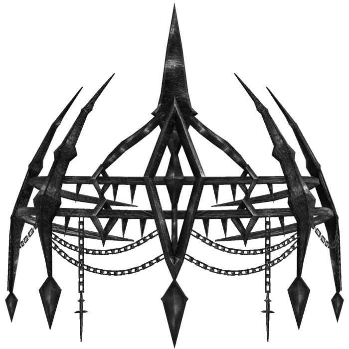 towering sharp spike death crown