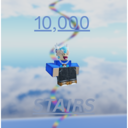 Climb 10,000 disappering stairs!