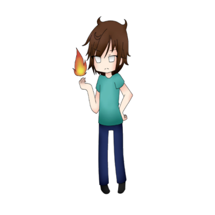 Chibi Herobrine - Minecraft Roblox decal