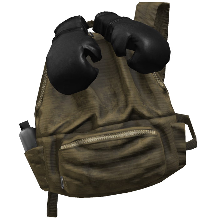 Tan Boxing Glove Grunge Backpack 1.0