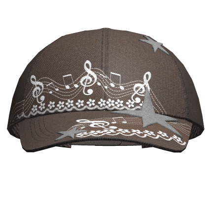 Musical Mori Kei Cap Brown