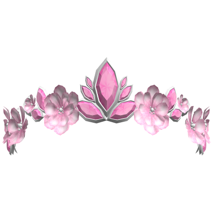Secret Floral Fairy Tiara - Pink/Silver Roblox item