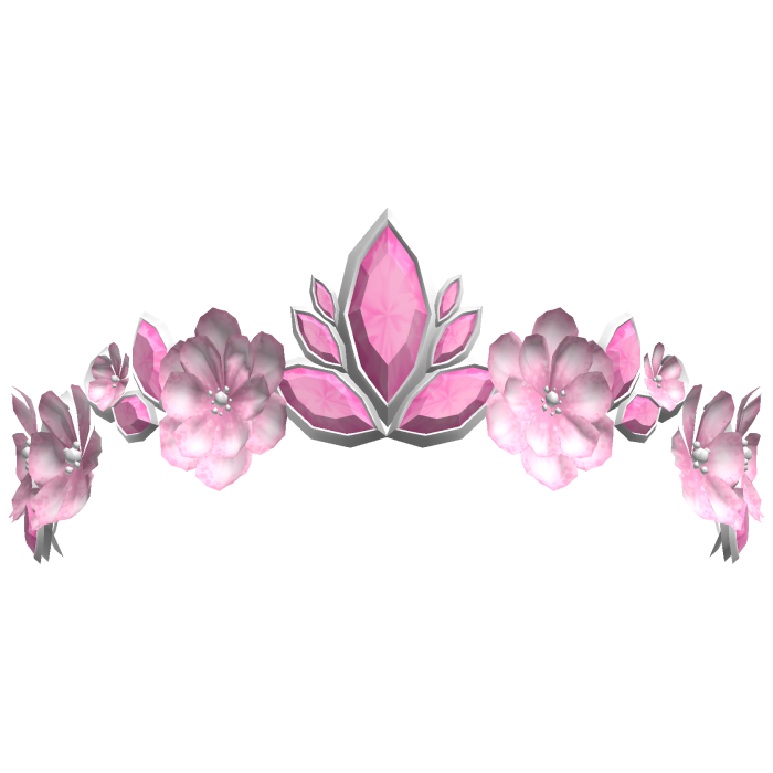 Secret Floral Fairy Tiara - Pink/Silver