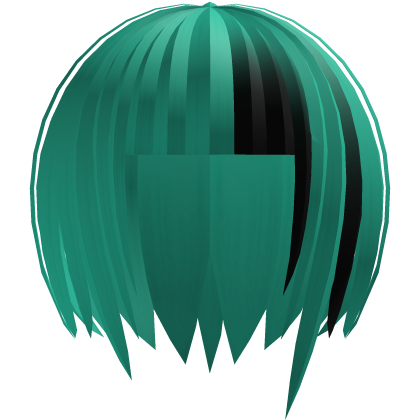 🕸️๋. ⭑ Mourning Gothic Bob || Teal