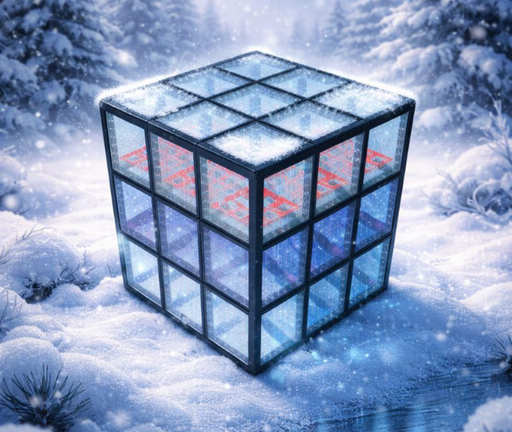 Rubik's Cube with parkour elements screenshot 1